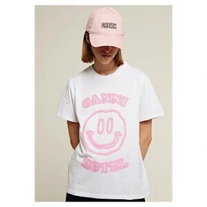 GANNI Hotel GANNI Short Sleeve T-Shirt XL White